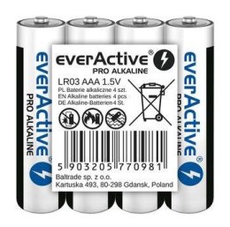 Baterie alkaliczne AAA/LR03 everActive Pro Alkaline 4 sztuki Everactive