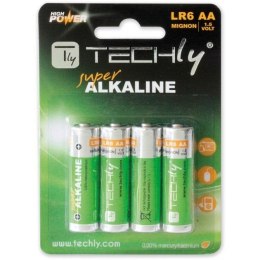 Baterie alkaliczne Techly 1,5V AA LR6 4szt. Techly