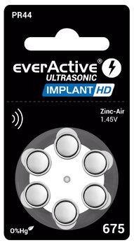 Baterie do aparatów słuchowych 675 / PR44 everActive IMPLANT_HD_675- 6 sztuk Everactive