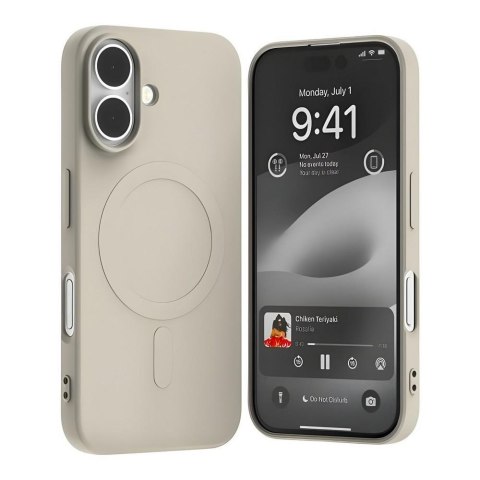 Etui Mercury MagSafe Semi-Silicone iPhone 16 6,1" kamienny/stone Mercury