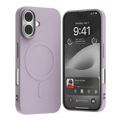 Etui Mercury MagSafe Semi-Silicone iPhone 16 6,1" liliowy fiolet /lilac purple Mercury Etui Mercury MagSafe Semi-Silicone iPhone 16 6,1" liliowy fiolet /lilac purple Mercury