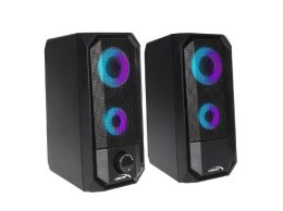 Głośniki Audiocore AC845 komputerowe bluetooth 4.2, 3.5mm mini jack, USB 5v czarne moc 10W - sterowanie dotykowe Audiocore