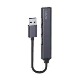 Hub SAVIO AK-70 USB-A - 3 x USB-A 2.0, 1 x USB-A 3.0 Savio
