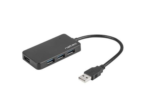 Hub USB Natec Moth 4xUSB 3.0 czarny Natec Hub USB Natec Moth 4xUSB 3.0 czarny Natec