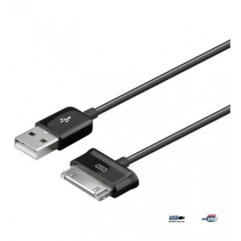 Kabel USB Techly do Samsung Galaxy Tab 1,2m, czarny Techly