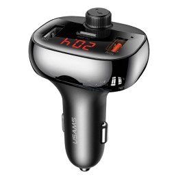 Ładowarka samochodowa Usams C25 US-CC143 50W z transmiterem zestawem głośnomówiącym i MP3 USAMS