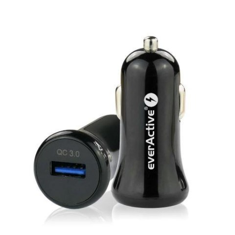 Ładowarka samochodowa everActive CC-10 z gniazdem USB Quick Charge 3.0 18W Everactive