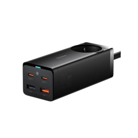 Ładowarka sieciowa Baseus GaN3 Pro PSZM000901 65W z 2 gniazdami USB-C PD, 2 gniazdami USB oraz AC Baseus