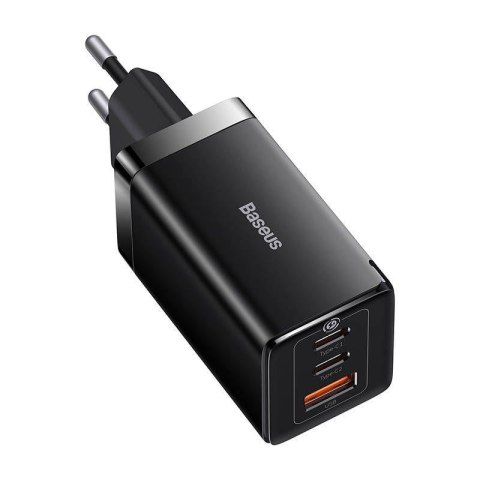 Ładowarka sieciowa Baseus GaN5 Pro CCGP120201 65W szybka z 2 gniazdami USB-C PD oraz USB Baseus