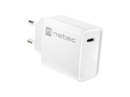 Ładowarka sieciowa Natec Ribera 1x USB-C 20W biała Natec