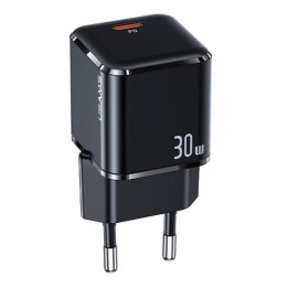 Ładowarka sieciowa Usams T45 mini 30W 1xUSB-C PD 3.0 bez kabla - czarna USAMS