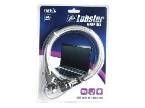 Linka zabezpieczająca do notebooka Natec LOBSTER KEY Natec Linka zabezpieczająca do notebooka Natec LOBSTER KEY Natec