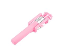 Monopod przewodowy / Selfie stick Natec Extreme Media SF-20W różowy Natec
