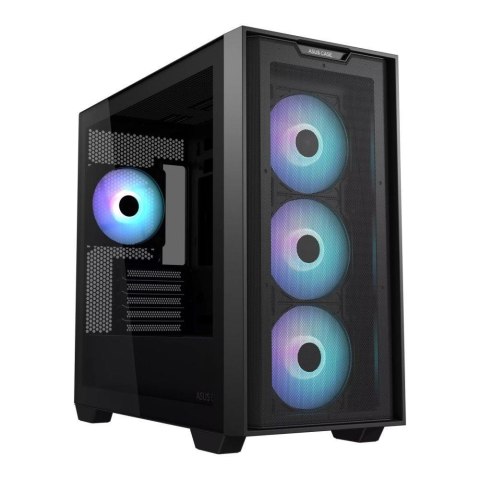 Obudowa Asus A21 PLUS TEMPERED GLASS ARGB BLACK mATX Asus Obudowa Asus A21 PLUS TEMPERED GLASS ARGB BLACK mATX Asus