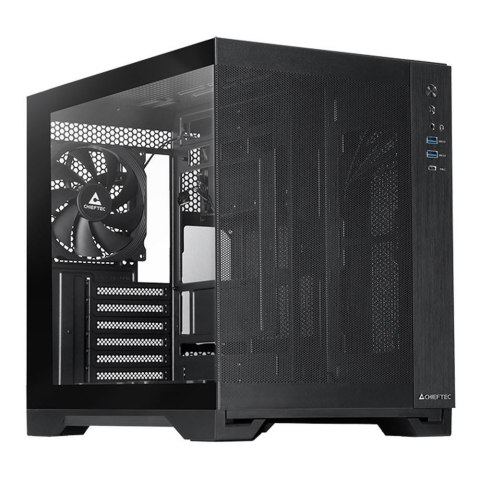 Obudowa Chieftec VISIO AIR GM-30B-M-OP ATX bez zasilacza z oknem czarna Chieftec