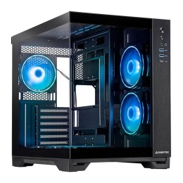 Obudowa Chieftec VISIO GM-30B-TG-OP ATX ARGB bez zasilacza z oknem czarna Chieftec