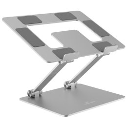 Podstawka pod laptopa LYNXER - ergonomiczna, aluminiowa, regulowana LYNXER