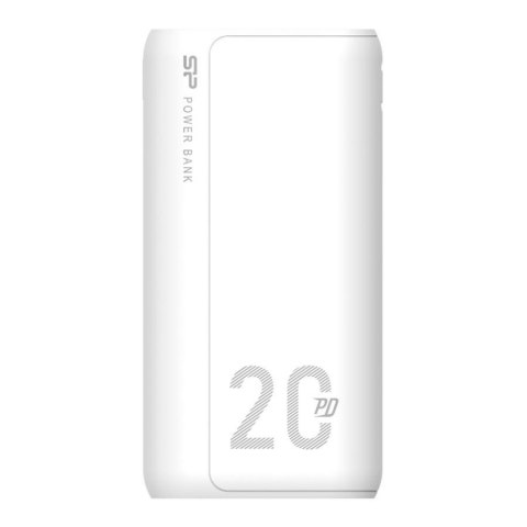 Powerbank Silicon Power QS15 20000mAh 1x USB-C, 2x USB-A, biały SILICON POWER Powerbank Silicon Power QS15 20000mAh 1x USB-C, 2x USB-A, biały SILICON POWER