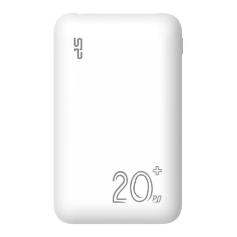 Powerbank Silicon Power QS58 20000mAh 1x USB-C, 2x USB-A, biały SILICON POWER