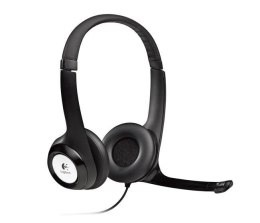 Słuchawki z mikrofonem Logitech H390 USB czarne LOGITECH