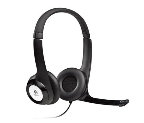 Słuchawki z mikrofonem Logitech H390 USB czarne LOGITECH
