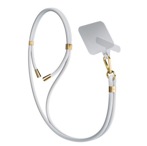 Smycz do telefonu - 3mk EasyClip - White (gold) 3mk Protection
