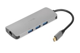 Stacja dokująca hub USB iBOX IUH3RJ4K RJ45 HDMI SD PD100W IBOX