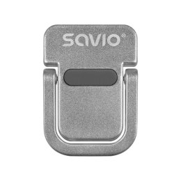 Stopki do laptopa SAVIO PB-03, srebrne Savio