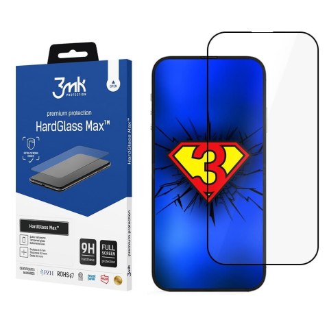 Szkło hartowane do Apple iPhone 14 - 3mk HardGlass Max™ 3mk Protection