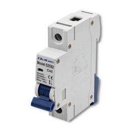 Wyłącznik nadprądowy Qoltec C40 | bezpiecznik | AC | 40A | 1P Qoltec