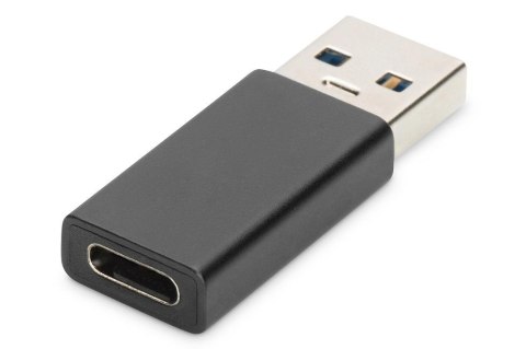 Adapter DIGITUS USB 3.0 HighSpeed Typ USB C/USB A M/Ż czarny Digitus Adapter DIGITUS USB 3.0 HighSpeed Typ USB C/USB A M/Ż czarny Digitus