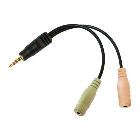 Adapter audio stereo LogiLink CA0021 3,5mm jack (M) > 2x 3,5mm jack (F) LogiLink Adapter audio stereo LogiLink CA0021 3,5mm jack (M) > 2x 3,5mm jack (F) LogiLink