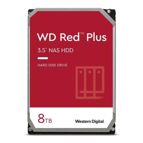 Dysk WD Red™ Plus WD80EFPX 8TB 3,5" 5640 256MB SATA III Western Digital