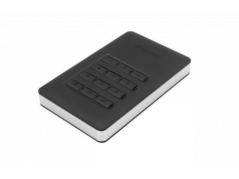Dysk zewnętrzny Verbatim 2TB Secure 2,5" USB 3.1 czarny szyfrowany Verbatim