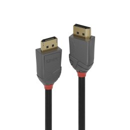 Kabel DisplayPort 1.2, LINDY Anthra Line 4K UHD M/M, czarny, 3m LINDY