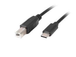 Kabel USB 2.0 Lanberg USB-C(M)->USB-B(M) 3m czarny LANBERG