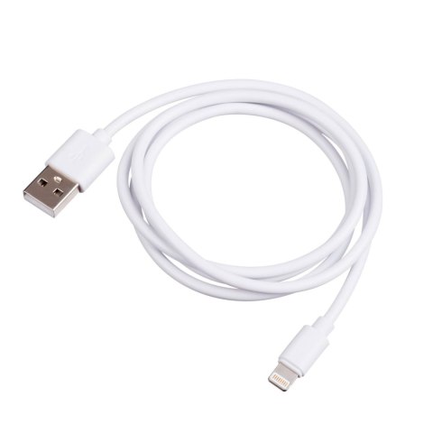 Kabel USB Akyga AK-USB-30 USB A (m) / Lightning (m) 1m biały AKYGA