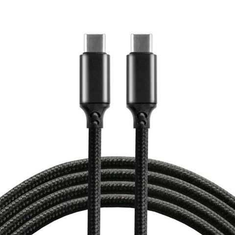 Kabel USB-C PD everActive CBB-1PD5 1m Power Delivery 5A z obsługą szybkiego ładowania 100W czarny Everactive Kabel USB-C PD everActive CBB-1PD5 1m Power Delivery 5A z obsługą szybkiego ładowania 100W czarny Everactive