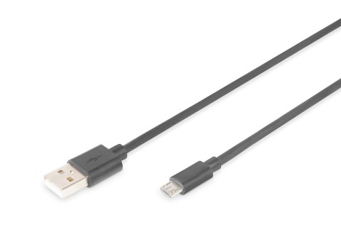 Kabel USB DIGITUS 2.0, typ A - B micro, 3m czarny Digitus