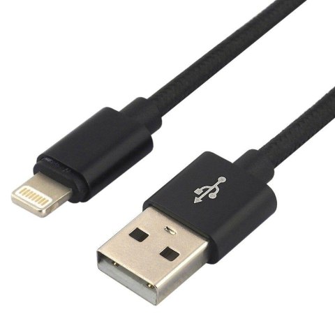 Kabel USB - Lightning everActive CBB-0.3IB 0,3m czarny Everactive Kabel USB - Lightning everActive CBB-0.3IB 0,3m czarny Everactive