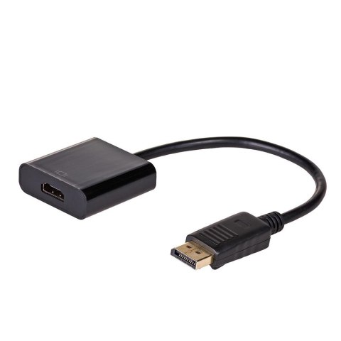 Kabel adapter Akyga AK-AD-11 HDMI F - DisplayPort M 0,15m czarny AKYGA