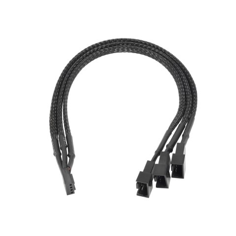 Kabel adapter Akyga AK-CA-65 4-pin (F) - 2x 4-pin (M), 1x 3-pin (M) 0,25m AKYGA