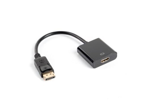 Kabel adapter Lanberg AD-0009-BK DisplayPort (M)- > HDMI (F) czarny LANBERG