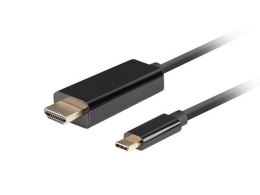 Kabel adapter Lanberg USB-C(M) - HDMI(M) 1m 4K 60Hz czarny LANBERG