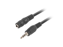 Kabel audio Lanberg stereo minijack - minijack M/F 5m LANBERG