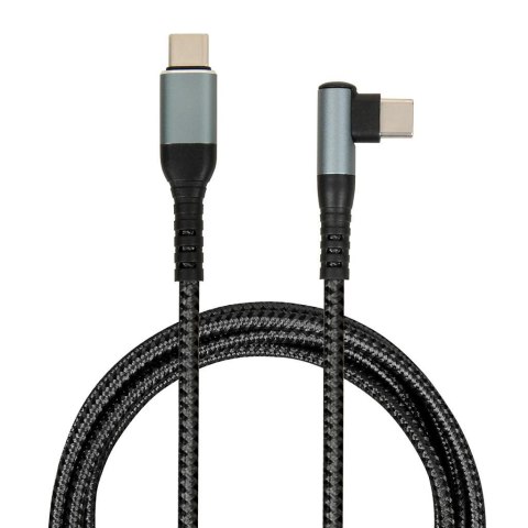 Kabel iBOX IKUT100 USB-C 100W 2m Black IBOX