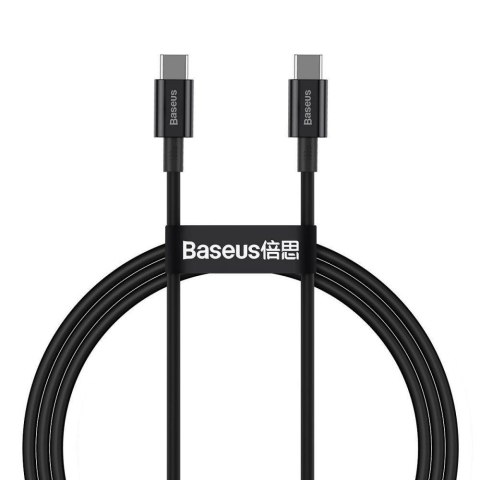 Kabel przewód USB-C PD 2.0 100cm Baseus Superior CATYS-B01 Quick Charge 3.0 5A z obsługą szybkiego ładowania 100W Baseus