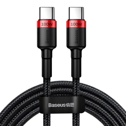 Kabel przewód USB-C PD 2.0 200cm Baseus Cafule CATKLF-AL91 Quick Charge 3.0 5A z obsługą szybkiego ładowania 100W Baseus