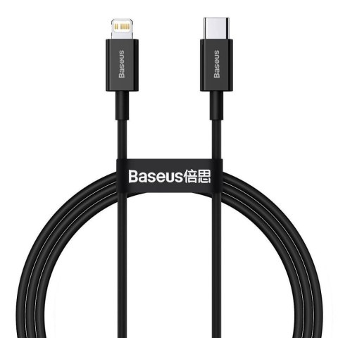 Kabel przewód USB-C / Typ-C - Lightning / iPhone 100cm Baseus CATLYS-A01 z obsługą szybkiego ładowania 20W PD Baseus