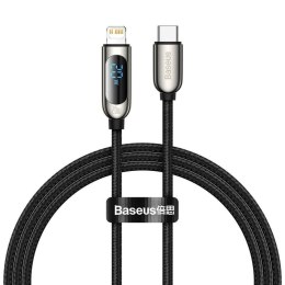 Kabel przewód USB-C / Typ-C - Lightning / iPhone 100cm Baseus Display CATLSK-01 z obsługą szybkiego ładowania 20W PD Baseus